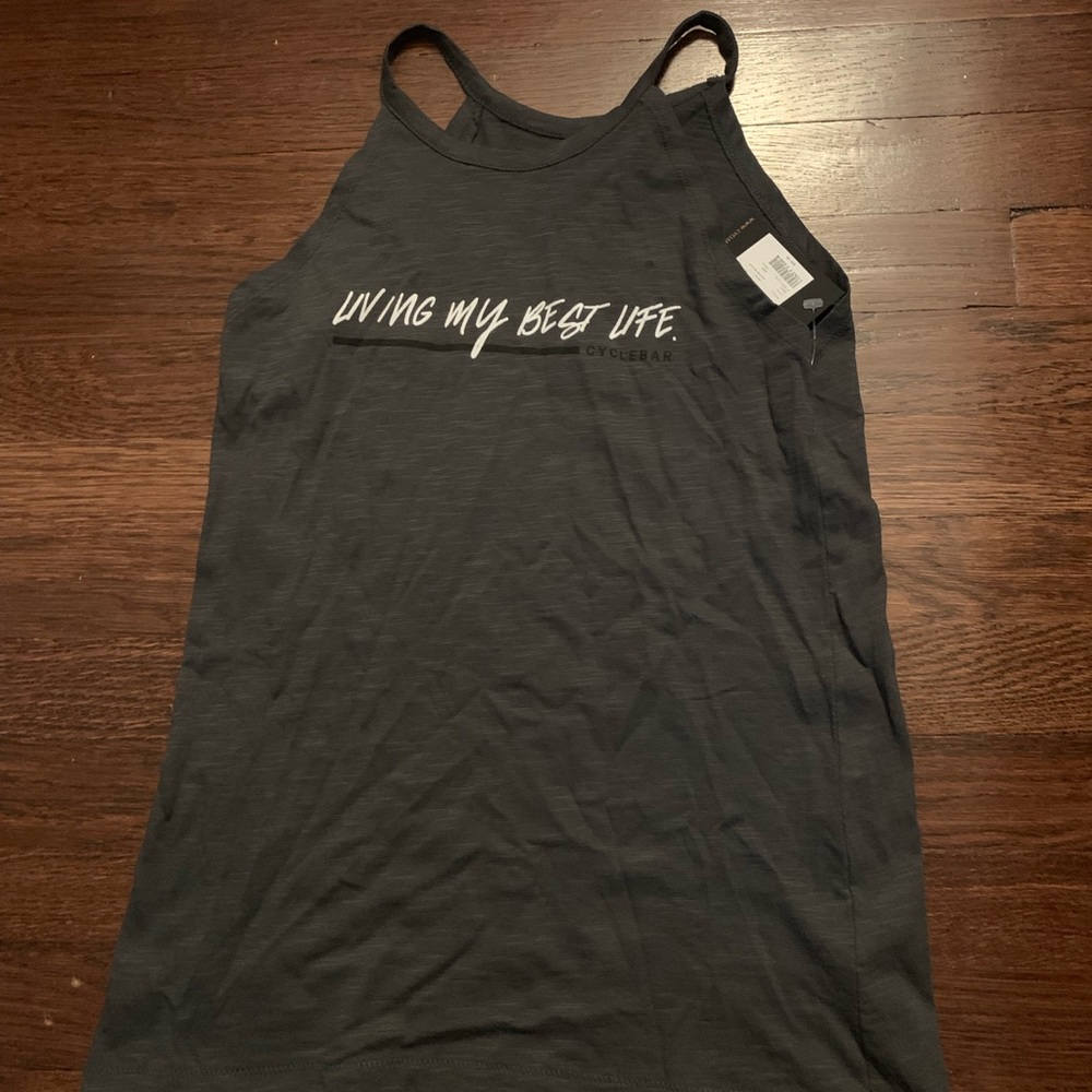 NWT CycleBar living my best life Top Last 1 for S